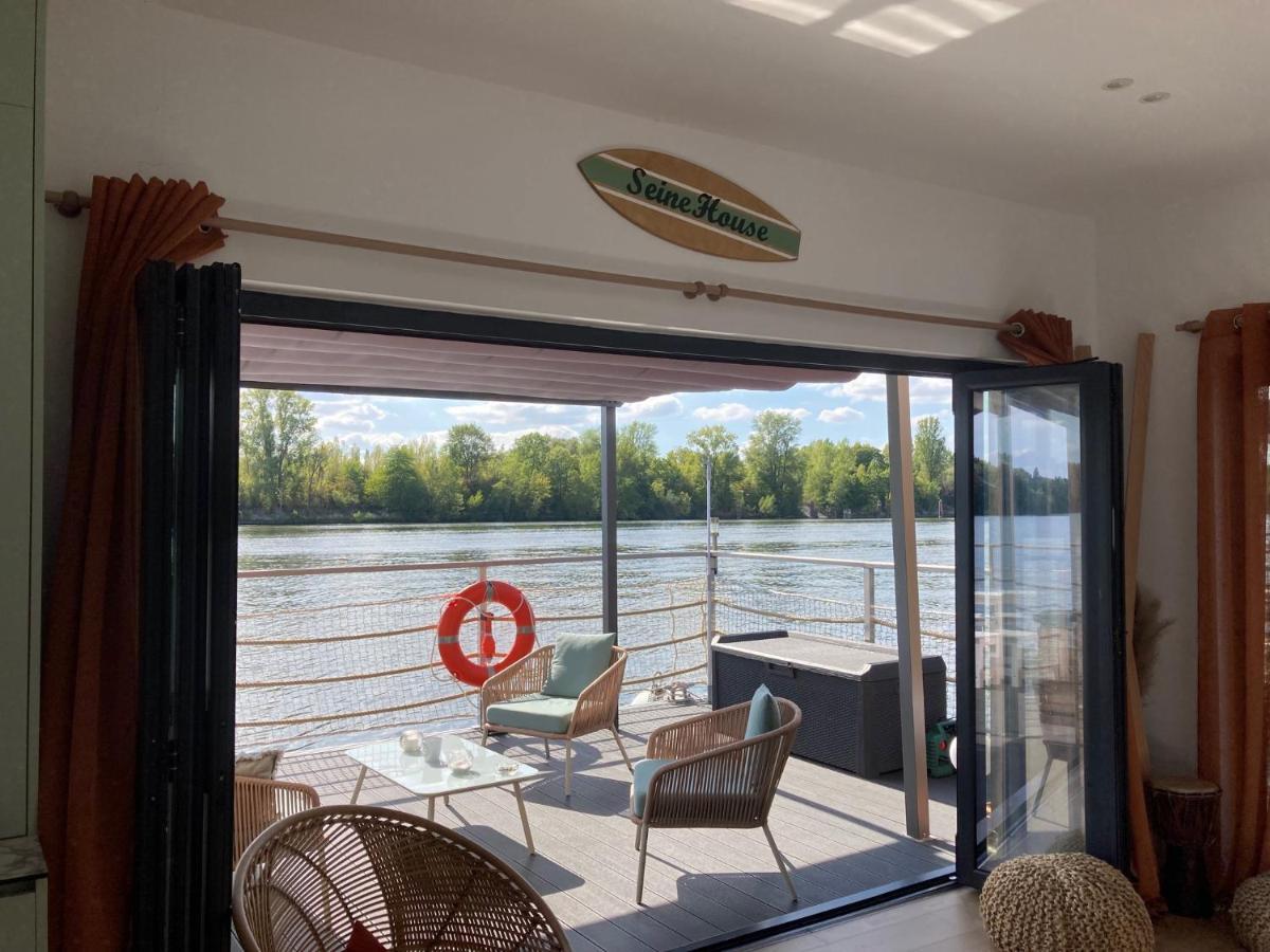 Seinehouse - Maison Flottante Vaux-Sur-Seine 外观 照片